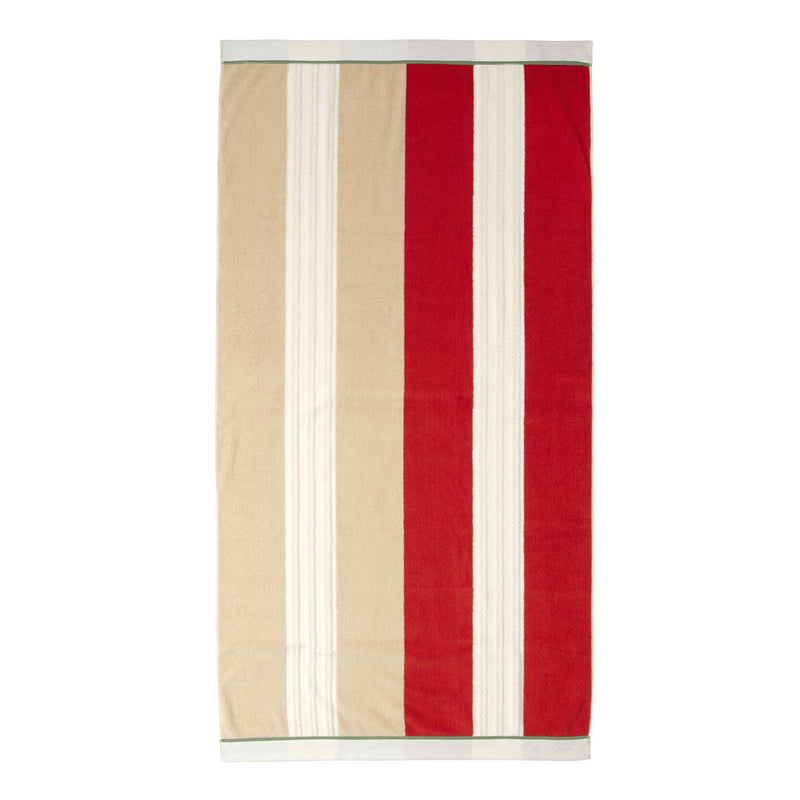 Basil Bangs Luxury Towel for Beach and Home, 600gsm Made of Cotton, Ribbon (Size: 39 x 71")