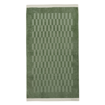 Basil Bangs Luxury Towel for Beach and Home, 600gsm Made of Cotton, Sage (Size: 39 x 71")