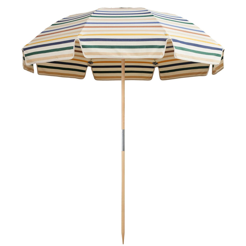 7ft patio umbrellas 7ft Jardin Umbrella Amore Stripe Gusto – Basil Bangs USA