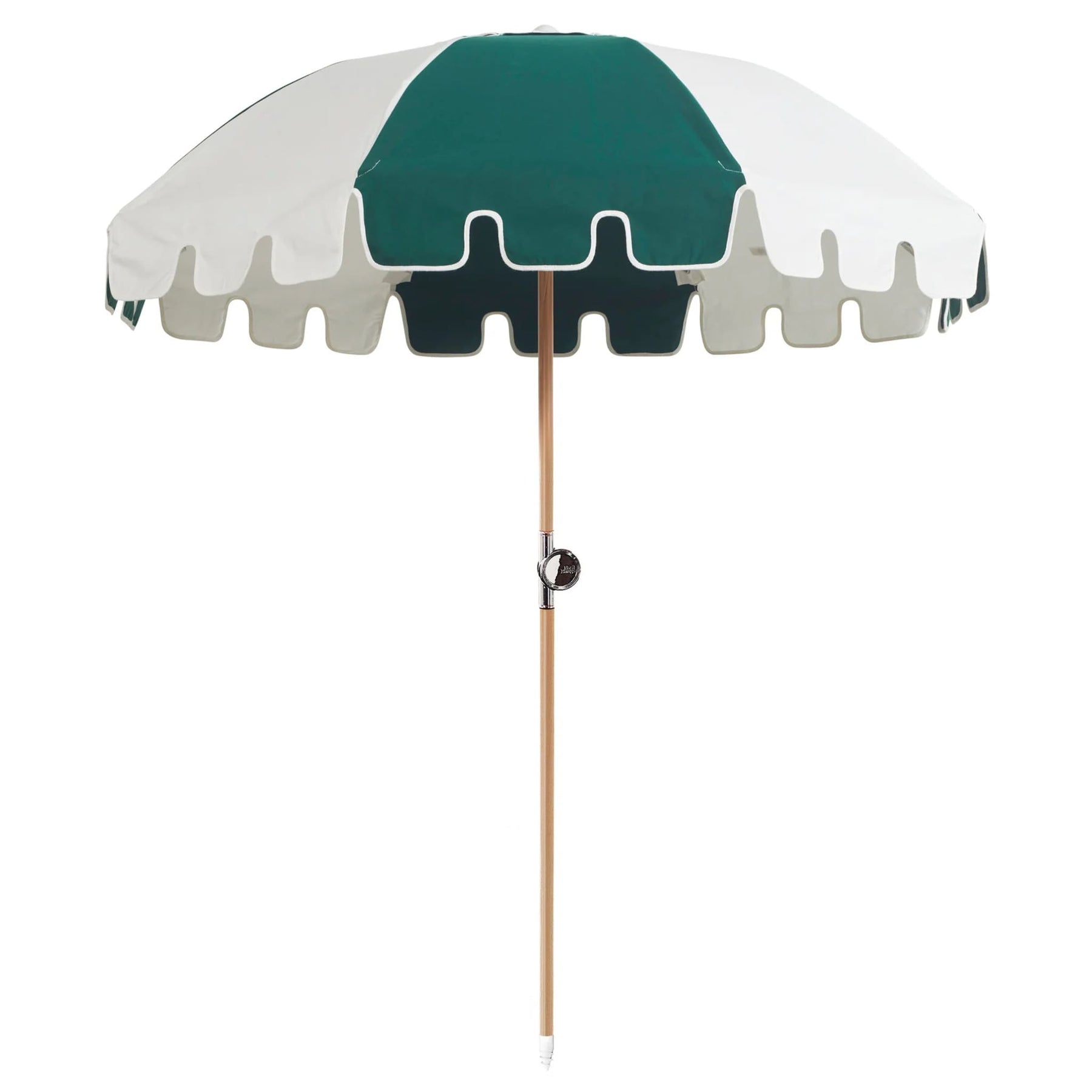 6.2ft Luxury Umbrella Forest/White – Basil Bangs USA