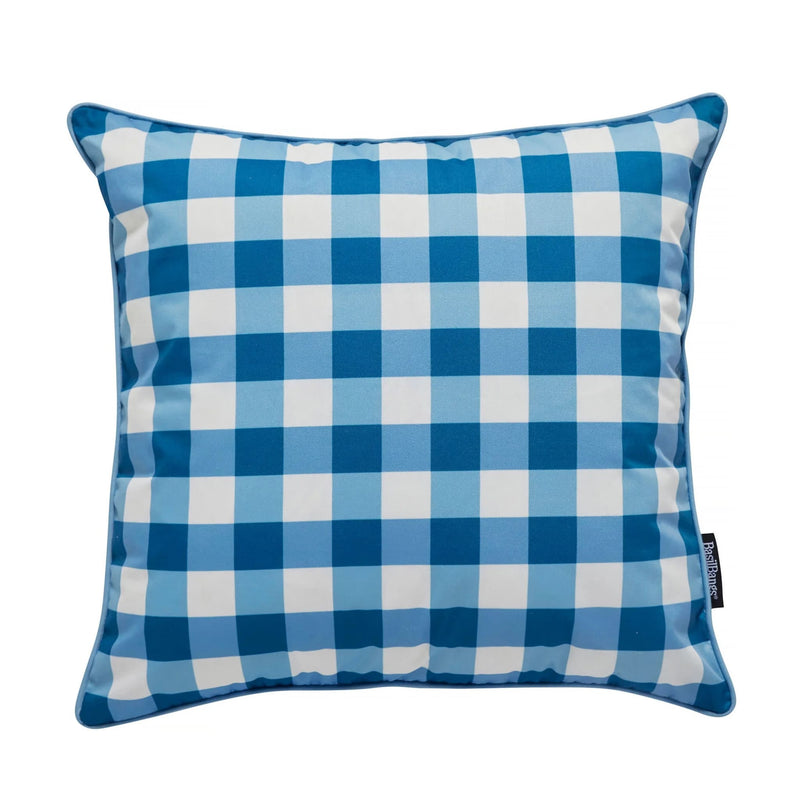 Outdoor Cushion - Gingham Mineral 50x50cm