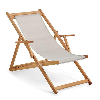 Add a touch of luxury to your outdoor living space with the Italian-made Beppi Sling Outdoor Chair by Basil Bangs.