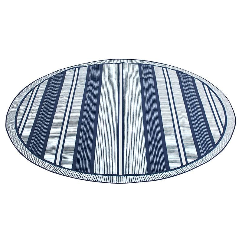 The Basil Bangs Love Rug Atlantic: your all-in-one beach mat, picnic blanket, and baby play mat.