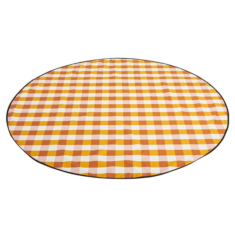 The Basil Bangs Love Rug Gingham Butterscotch is a versatile, comfortable and stylish solution for all your outdoor adventures.