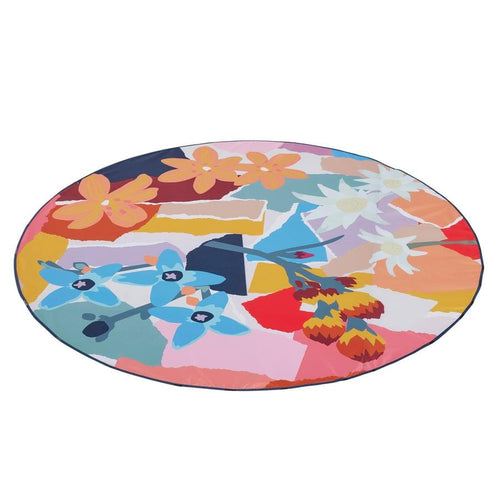 Our Basil Bangs Love Rug Wildflowers is the perfect indoor-outdoor mat for families who love to spend time together outside.