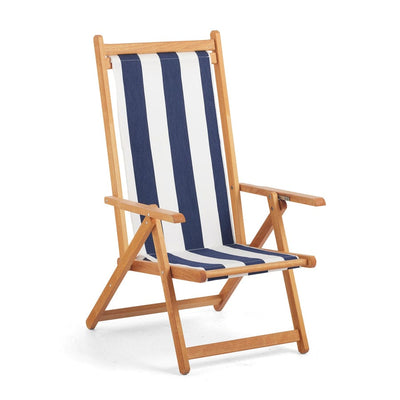 Bring a touch of Italian elegance to your backyard with the Basil Bangs Monte Deck Chair Serge. Featuring a beautifully finished solid timber frame and premium outdoor fabric sling, it's the perfect addition to any outdoor space.
