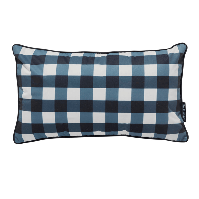 Keep your outdoor living space chic and comfortable with our Basil Bangs Outdoor Cushion Gingham Black.