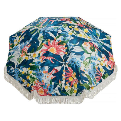 Upgrade your beach game with the Basil Bangs Premium Beach Umbrella Field Day - stylish, functional, and built to last.