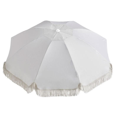Add some elegance to your beach day with the Basil Bangs Premium Beach Umbrella Salt - a beautiful and functional accessory.