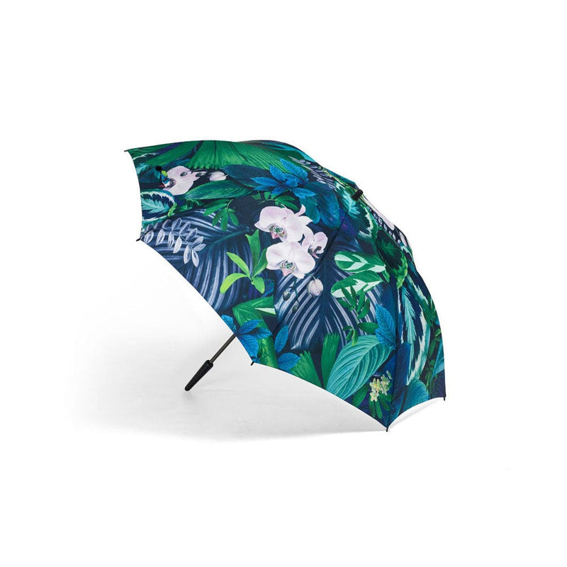 The Basil Bangs Rain Caddy Umbrella is the perfect companion for a rainy day, with its luxurious finish and premium materials.