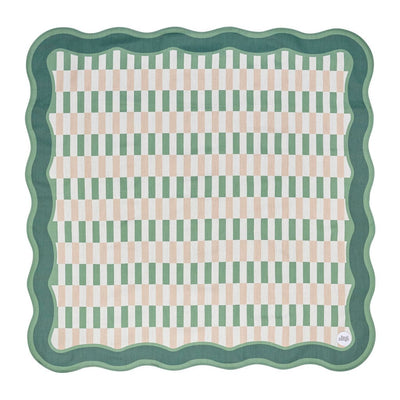 Get ready for outdoor fun with the Basil Bangs Weekend Rug Sage - a lightweight and waterproof picnic blanket and beach mat in one.